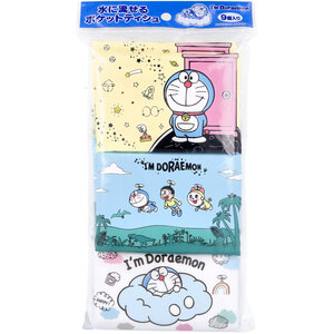 【まとめ買う】水に流せるポケットティシュ I'm Doraemon 16枚(8組)×9個入×20個セット