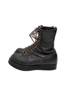 WESCO◆旧ロゴ/HIGHLINER/レースアップブーツ/US10.5 D/ブラック/レザー