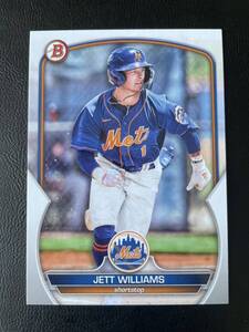 TOPPS 2023 BOWMAN #BP-49 JETT WILLIAMS ジェット・ウィリアムス New York Mets ニューヨーク・メッツ