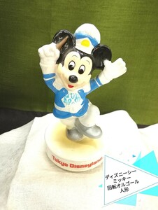 g_t T282 東京ディズニーシーで購入したミッキーフィギアオルゴール回転人形です。陶器