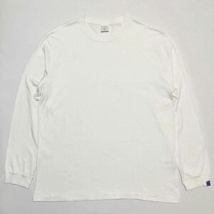 未使用/LOOPWHEELER/Crew Neck Long Sleeve Tee/White/X.Large/Cotton 100%/ループウィラー/長袖Tシャツ/ロンT/白ホワイト/カットソー 