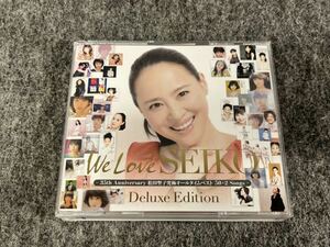 We Love SEIKO 35th anniversary 松田聖子 究極オールタイムベスト デラックス 3CD アルバム deluxe edition j-pop 帯付き