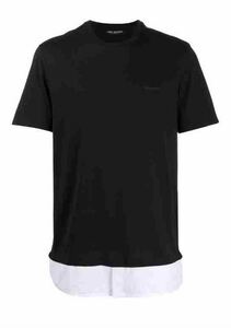 国内正規 20SS Neil Barrett ニールバレット レイヤード Tシャツ 紺 XS PBJT465C-L514C