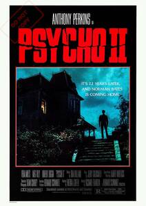 海外版ポスター『サイコ2』（Psycho II）1983★ヒッチコック/ベイツ・モーテル/アンソニー・パーキンス