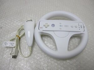 PK20647S★任天堂★Wiiリモコン Wiiハンドル ヌンチャク★3点セット★動作品★