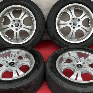 深リム。VOLTEC INTER MILANO 17インチ×7J +50 PCD114.3/5穴TOYO 215/60R17ラジアル4本。 レガシィアウトバック CX-5 CX-8 CR-Z