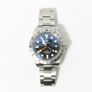 【1円スタート】Addiesdive アドアイスダイブ GMT AD2035 腕時計 ウォッチ クォーツ ステンレススチール シルバー 39mm 防水 メンズ