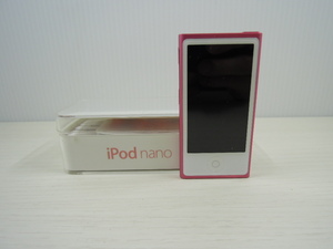 Apple iPod nano MD475J 16GB 第7世代 A1446 ピンク 中古