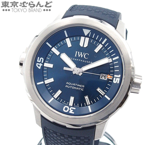 101729634 アイダブリューシー IWC SCHAFFHAUSEN アクアタイマー・オートマティック IW328801 ブルー SS ラバー 腕時計 メンズ 自動巻