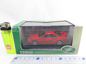 エブロ 1/43 日産 スカイライン GT-R R33 Vspec 1996 赤 | EBBRO NISSAN SKYLINE GT-R R33 Vspec RED