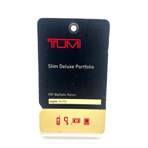 タグのみ TUMI トゥミ カード 付属品 スリム デラックス ポートフォリオ スタイル 26101D4 slim deluxe portfolio 