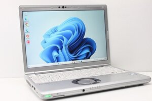 1円スタート ノートパソコン Windows11 WPS office搭載 Panasonic レッツノート CF-SV7 第8世代 Core i5 SSD256GB メモリ8GB カメラ