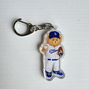 新品　大谷翔平選手　MLB　ロサンゼルス・ドジャース　ポロベア　キーホルダー　大谷翔平選手　Polo bear　LA