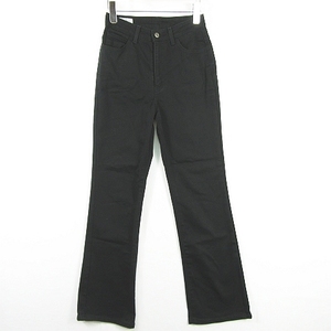 Miss EDWIN FLEX INTERNATIONAL BASIC デニムパンツ フレア ストレッチ 29 ブラック kz4276 レディース