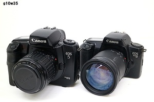 G10w35 カメラおまとめ CANON EOS5/EOS1000QD 動作未確認 60サイズ