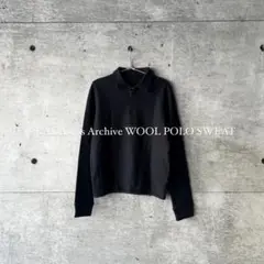PRADA 90s Archive wool polo sweat