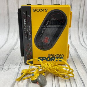 m002L D3(60) SONY SPORTS WM-F75 ソニー スポーツ ウォークマン WALKMAN ポータブル ラジカセ カセット 昭和 レトロ ジャンク扱