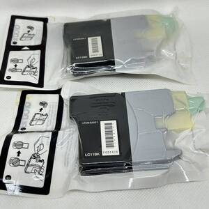 ◇2個セット◇ ブラザー brother 純正インクカートリッジ　LC11-4PK内　LC11BK ブラック　黒