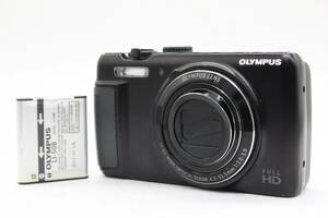 【返品保証】 オリンパス Olympus SH-21 ブラック 12.5x バッテリー付き コンパクトデジタルカメラ v2145