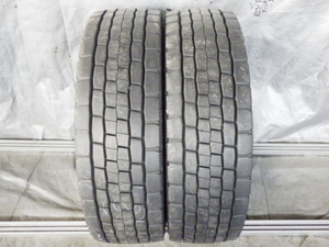 245/70R19.5 136/134J ダンロップ SP680 中古 2本セット オールシーズンタイヤ 2019年製 UT2859