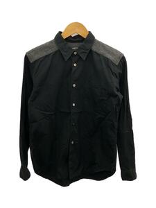 COMME des GARCONS HOMME DEUX◆長袖シャツ/S/コットン/BLK/DP-B052