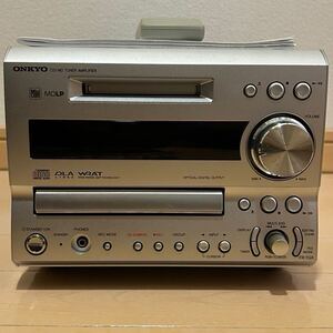 オンキョー ONKYO CD MDコンポ FR-S7GXアンプ本体のみ FR-7GX リモコン RC-527S アンテナ(FM/AM) 取扱説明書