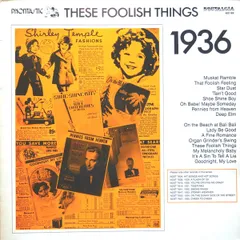 スウェーデンLP Various These Foolish Things 1936 NOST7658 Nostalgia (8), Phontastic /00260