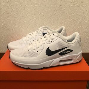 NIKE ナイキ ゴルフ　エアマックス90 G 27cm ホワイト　ブラック　ゴルフシューズ　AIRMAX