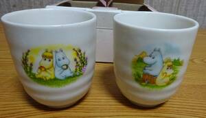 ム－ミン　オリジナル　ペア湯のみ　Moomin original pair teacups