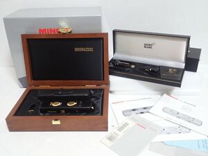 H504/8H〇ミノックス MINOX TLX LX Edition 2000 MONTBLANC 万年筆セット 元箱付〇