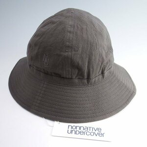 未使用品 nonnative UNDERCOVER MONK METRO HAT COTTON PAPER VIERA OVERDYED UN-H0301 ノンネイティブ アンダーカバー ハット