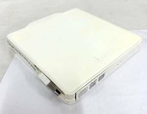 1円出品 動作未確認 BUFFALO ドライブ DVSM-PC58U2V CD ホワイト カラー系 外付けDVDドライブ USB接続 バッファロー 現状品 カ4