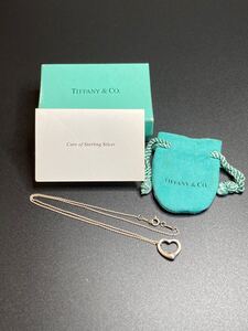 ◆TIFFANY Co オープンハートネックレス ティファニー アクセサリー ネックレス 925刻印 シルバー SILVER刻印 SV925 