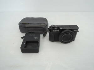 △美品 Canon キャノン コンパクトデジタルカメラ PowerShot パワーショット G7X MarkⅡ PC2270 ブラック 動作品/管理0468A12-01260001