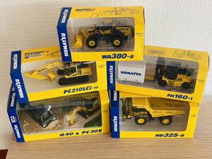 新品未使用　KOMATSU 小松製作所 株主優待 非売品 FH160-1 WA380-8 HD325-8 PC210LCi-10 G40 & PC30E