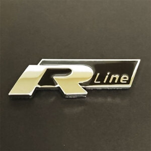 VolksWagen フォルクスワーゲン　R Line　エンブレム　Cタイプ　1枚