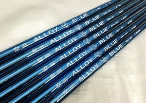 25 / 良品 トゥルーテンパー ALLOY BLUE アロイブルー 空（S200） 7本セット 5番～P・A用 アイアン用スチールシャフト