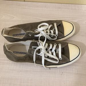 7456 converse All star 8 1/2 27センチ　ブラウン　スニーカー 靴 コンバース 長期保管品 現状品