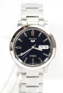 Y6253#◆中古美品◆SEIKO セイコー 5 デイデイト メンズ腕時計 自動巻 7S26-02J0