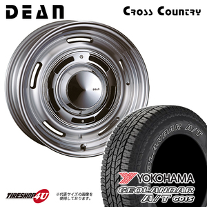 4本セット クリムソン DEAN ディーン クロスカントリー グレー 16x6.5J 5/150 +25 ジオランダー A/T G015 235/85R16 ランクル 70