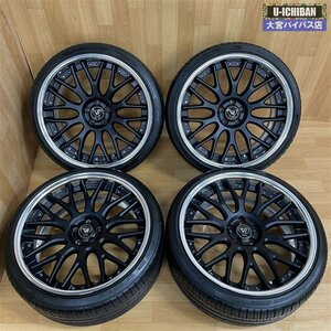 良品! VERZ KCV-01 19インチ 9J +40 5H 100 & FK510 225/35R19 88Y 4本 86 BRZ プリウス カローラスポーツ カローラツーリング 等 ■004