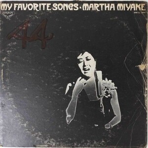 35365 マーサ三宅/MY FAVORITE SONGS MARTHA MIYAKE *ジャンク