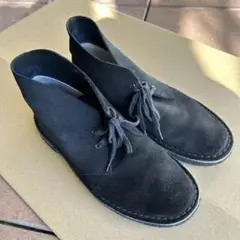 クラークス clarks 靴　シューズ　黒 スエード レースアップ ブーツ