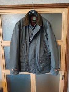 J.Crew　WOODLAND JACKET　オイルドジャケット　HALLEY STEVENSONS　ワックス　コットン　コート　中綿 ワーク　Ｊクルー コーデュロイ 　M