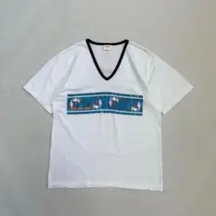 USA製　KAHLUA カルア プリントTシャツ　リンガー　企業系　90s