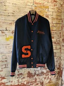 ~70s WEST WIND NYLON BASEBALL JACKET CHAIN STITCH ヴィンテージ ビンテージ ナイロンベースボールジャケット スタジャン 60s 送料無料