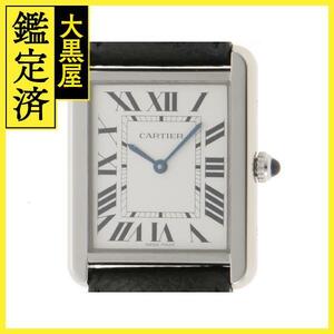 Cartier　カルティエ　タンク・ソロLM　WSTA0028　SS/革（カーフ）　クォーツ　レディース　腕時計【200】C