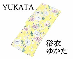 浴衣 単品 綿浴衣 プレタ浴衣 ゆかた レディース 女性 大人 フリーサイズ x0348