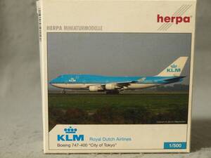 1/500 KLM ボーイング 747-400 