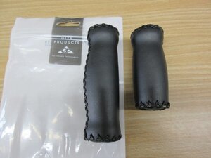 GIZA PRODUCTS　ブラック/合皮レザーグリップ　片側グリップシフト用　90/125ｍｍ　新品